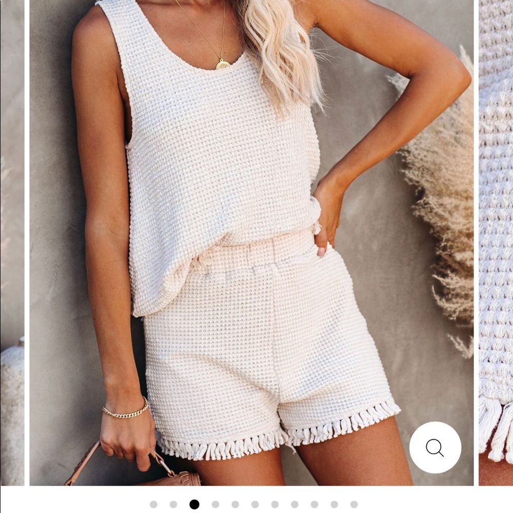 Vici Tassel Shorts and Tank Set